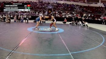 Girls 165 lbs 1st Place Match - Jaden Meadows, Sandia vs Eliana Gallardo, Piedra Vista