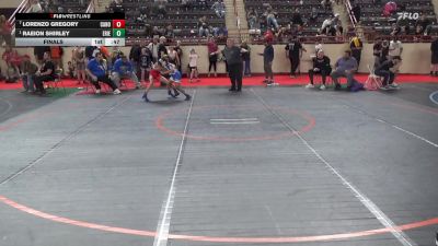 95_B lbs Final - Lorenzo Gregory, Canon-McMillan vs Raeion Shirley, Erie