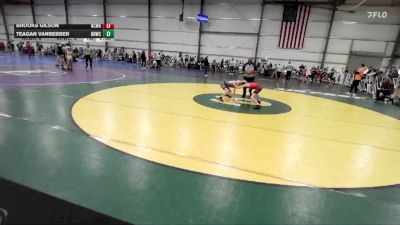 76 lbs Round 5 (3pm Friday) - Brooks Gilson, NCWAY National Team vs Teagan Vanbebber, Rough House W.C.
