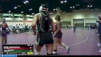 138 lbs Round 9 (10 Team) - Paige Wehrmeister, STL Green vs Joli Beston, Montana