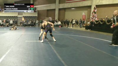 114 Championship Bracket Champ. Round 2 - Will Ross, Oconomowoc vs Brock Purdie, Apple Valley