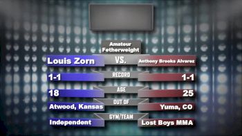 Louis Zorn vs. Anthony Brooks Alvarez Legion Combat Sports 26 Replay