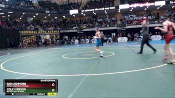 103 lbs Quarterfinal - Dan Ashmore, Grace Christian School vs Cole Iverson, Bethel High School