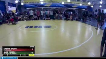 160 lbs Champ. Round 1 - Jabore Brown, Port St.lucie vs Luke Vickers, D1 Wrestling Academy