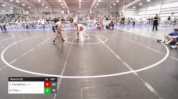 220 lbs Round Of 32 - James Humphrey, Team Shutt Wrestling Prep vs Rocky Files, Pit Crew