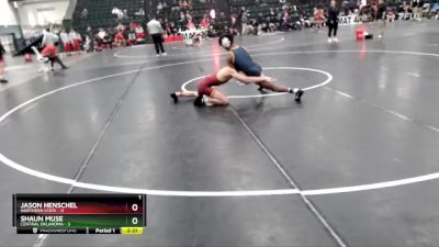 133 lbs Finals (2 Team) - Jason Henschel, Northern State vs Shaun Muse, Central Oklahoma