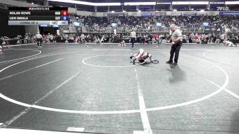 58 lbs Consi Of 4 - Nolan Rowe, Nebraska Wrestling Academy vs Levi Sibala, East Kansas Eagles