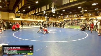 108 lbs Quarterfinal - Jaxon Aguilera, Escondido Thundercats vs Niccolo Sherwood, Howlers