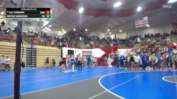 115 lbs Cons. Round 3 - Lily Dibbern, Franklin Central Wrestling Club vs Nicole Mendoza, Frankfort High School