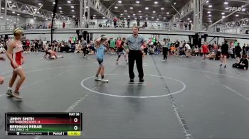 88 lbs Semis (4 Team) - Jimmy Smith, Mat Warriors White vs Brennan Rebar, Full Circle