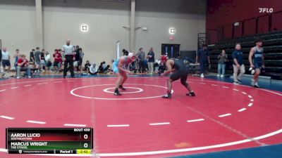 133 lbs Cons. Round 3 - Marcus Wright, The Citadel vs Aaron Lucio, Southeastern