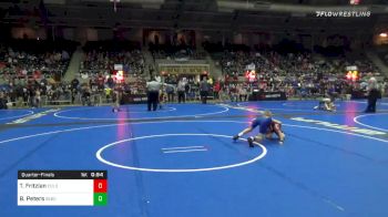 70 lbs Quarterfinal - Teek Fritzlan, Colorado Outlaws vs Braylon Peters, Sebolt Wrestling Academy