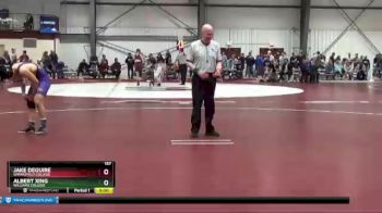 157 lbs 5th Place Match - Albert Xing, Williams College vs Jake Deguire, Springfield College