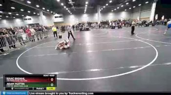 100 lbs Cons. Round 7 - Isaac Ekdahl, The Wrestling Factory vs Adam Mattin, Foxfire Wrestling Club