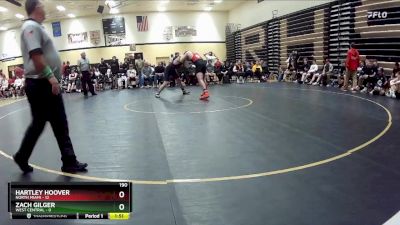 190 lbs Placement (16 Team) - Hartley Hoover, North Miami vs Zach Gilger, West Central
