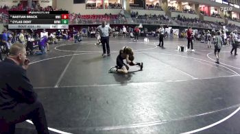 90 lbs Cons. Round 4 - Bastian Brack, Wrestling With Character vs Cylas Dent, Mullen Youth Wrestling Club
