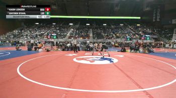 3A-150 lbs Quarterfinal - Zayden Stahl, Lovell vs Kash Lenzen, Douglas