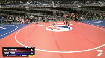 56 lbs Cons. Round 5 - Sawyer Hetzel, Greybull Basin Athletic Club vs Ryker Phipps, Windy City Wrestlers