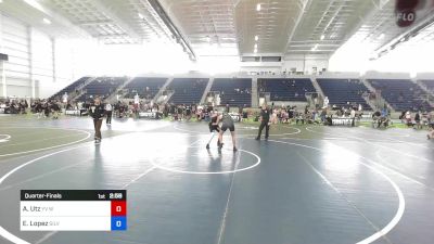 172 kg Quarterfinal - Ashton Utz, YV Wrestling vs Eduardo Lopez, Silverback WC