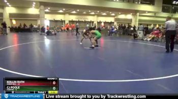 138 lbs Round 2 (8 Team) - Cj Poole, Foxfire vs Kollin Rath, MAWA Red