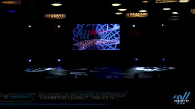Champion Legacy - Haley DeBlieck [2022 Youth - Solo - Lyrical Day 2] 2022 ASCS Wisconsin Dells Dance Grand Nationals and Cheer Showdown