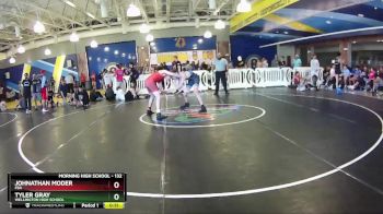 132 lbs Cons. Round 5 - Johnathan Moder, FBA vs Tyler Gray, Wellington High School