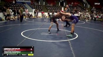 167 lbs Finals (8 Team) - Jeremiah Detwiler, Dirty Dozen Team vs Trenton Mansfield, Michigan Cobras Blue