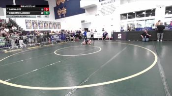 115 lbs Cons. Round 3 - Jianna Lee, La Canada vs Collette Langmo, Vista Murrieta
