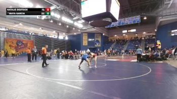 155 lbs 7th Place Match - Maya Garcia, Buckhannon Upshur vs Natalie Deutsch, Parkland