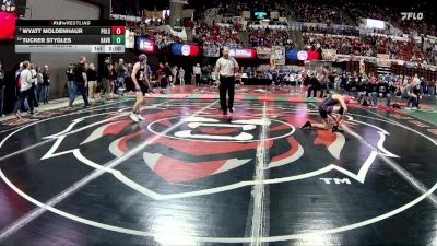 A - 103 lbs Champ. Round 1 - Wyatt Moldenhaur, Polson vs Tucker Stygles, Havre