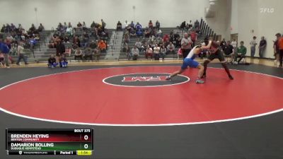 190 lbs Round 4 - Brenden Heying, Benton Community vs Damarion Bolling, Dubuque Hempstead