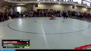83 lbs Champ. Round 2 - Maximus Kleeberg, Indiana vs Kase Powell, Husky Wrestling Club
