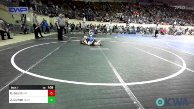 75 lbs Round Of 32 - Gabriel Beard, Pirate Wrestling Club vs Zydyn Clymer, Team Guthrie Wrestling