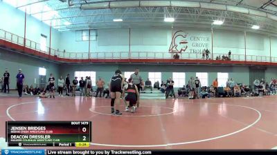 138 lbs Quarterfinal - Deacon Dressler, Maurer Coughlin Wrestling Club vs Jensen Bridges, Indian Creek Wrestling Club