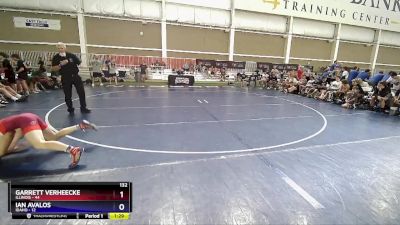 132 lbs Placement Matches (8 Team) - Garrett VerHeecke, Illinois vs Ian Avalos, Idaho