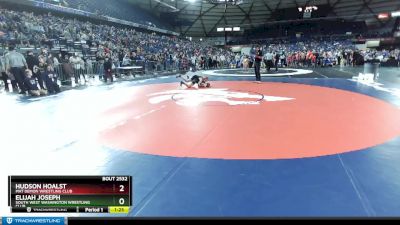 102 lbs Champ. Round 1 - Elijah Joseph, South West Washington Wrestling Club vs Hudson Hoalst, Mat Demon Wrestling Club