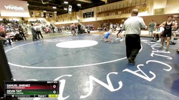 106 lbs Cons. Round 5 - Samuel Jimenez, Eleanor Roosevelt vs Devin Tait, Temescal Canyon