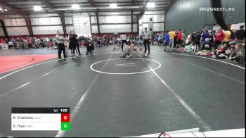 120 lbs Quarterfinal - Anthony Cristiano, Hawthorne, NJ vs Sowzrawca Tsay, North Haledon, NJ