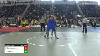 285 lbs Quarterfinal - Daniel Dominguez, Amphi vs Caesar Lopez, Mustang Wrestling Club