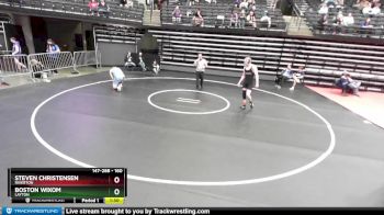 160 lbs Cons. Round 4 - Steven Christensen, Riverton vs Boston Wixom, Layton