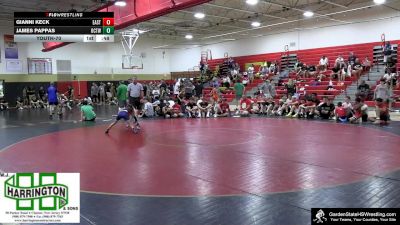 Youth-70 lbs Quarterfinals (8 Team) - James Pappas, Ocean Twp vs Gianni Keck, Easton (PA)