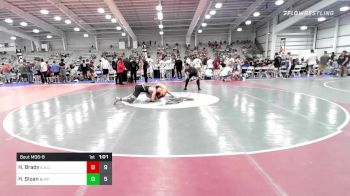 132 lbs Round Of 32 - Hayden Brady, Elite Athletic Club vs Hunter Sloan, Buffalo Valley Black HS