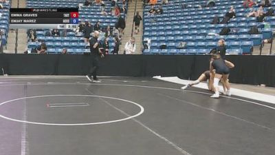 110 lbs Cons. Round 1 - Emma Graves, Tarleton State vs Emjay Marez, Garden City CC