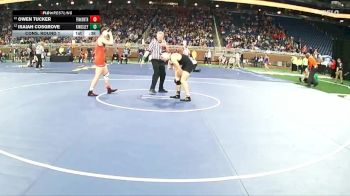 D3-165 lbs Cons. Round 1 - Owen Tucker, Frankenmuth vs Isaiah Cosgrove, Kingsley Area HS