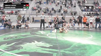 84 lbs Cons. Sub-semis - Bentley Waldo, Lakeland Wrestling Club vs Rowen Moore, Team Real Life Wrestling