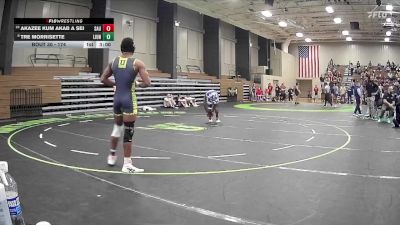 174 lbs Champ. Round 2 - Akazee Kum Akab A Sei, St. Andrews University vs Tre Morrisette, Life University