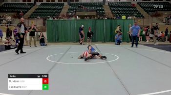 84 lbs Semifinal - McKinley Mann, Guerrilla Wrestling Academy vs Isaiah Williams, South Forsyth WAR Wrestling Club