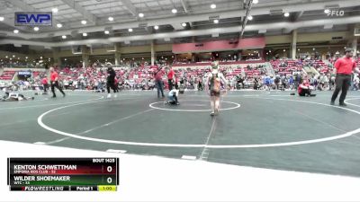 52 lbs Quarterfinal - Kenton Schwettman, Emporia Kids Club vs Wilder Shoemaker, WTC