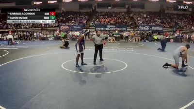 D 1 190 lbs Cons. Round 1 - Alton McGee, Mandeville vs Charles Lodrigue, H.L. Bourgeois