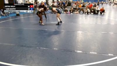 145 lbs 1st Place Match - Aine Moffit, Augustana (IL) vs Aniyah Kelly, Wartburg